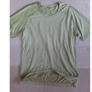 Lululemon Mens XL Metal Vent Tech Short Sleeve Shirt Green Athletic Performance